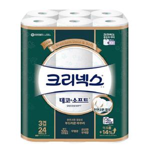 데코소프트 무형광부케향 3겹 30M 24롤 x1팩