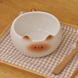 전자레인지 가능한 빵굽냥 도자기 면기 (냉면 소바 라면그릇)