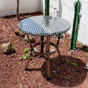 [리퍼] 마카오 티 테이블 루프탑 테라스 펜션 라운지 정원 야외 고급 라탄 식탁