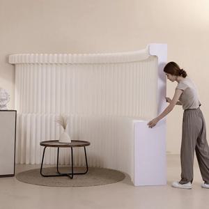 [해외] 페이퍼 폴딩 가벽스타일 인테리어  공간분리 파티션 디스플레이형