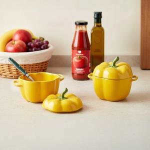 세라믹 페퍼 꼬꼬떼(파프리카) 12cm 옐로우