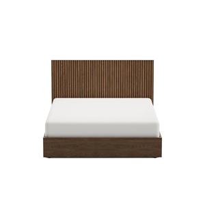 르블랑 침대 템바형 브라운 Q (퀸), 아이리스 매트포함, 미디움타입