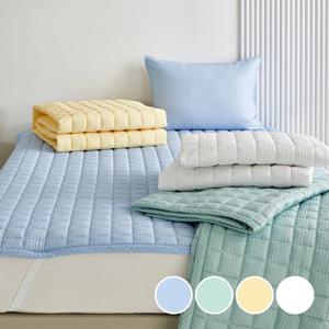 4면 고정밴드가 있는 시어서커 패드 3 size 4 color