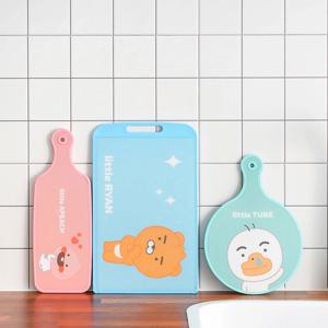 스탠다드 서빙도마 3종세트 / 원형 직사각 손잡이 서빙보드 빵도마