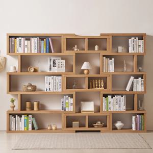 베르노 코너 파티션 책꽂이 확장형 5단 소형 책장 세트 (2color)