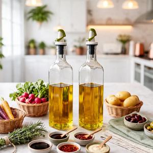 오토그레이오일병 500ml_2p세트 시럽 소스병 카페