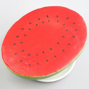 반쪽 수박 모형 타원형 24cm 과일모형