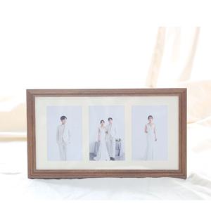 콜라주 액자 4x6 3구 웨딩 가족 여행 프로필 사진 다구 꼴라주 멀티 벽걸이