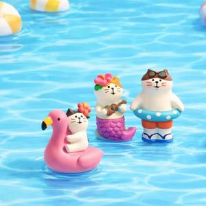 고양이 피규어 수조 어항 장식품 미니어처 3종세트