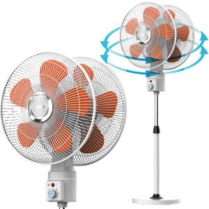 FUJIKA 대형 양면 업소용선풍기 360도 회전 FU-2038 식당 매장용