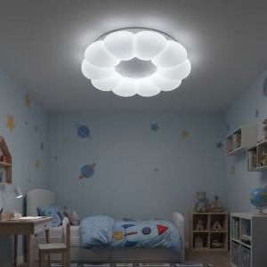 LED 몽글 구름방등 60w 키즈방등 어린이 아기방 조명 인테리어 주광색 6500k