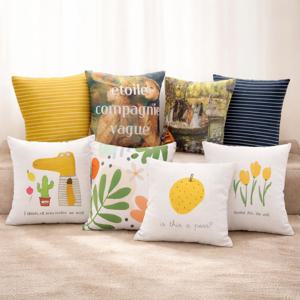 아트 명화&모던 드로잉 감성 일러스트 데코 쿠션 커버 8종 거실 호텔 카페 인테리어 쿠션