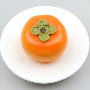 초미니 감 모형 단감 1.9cm 2개 과일모형