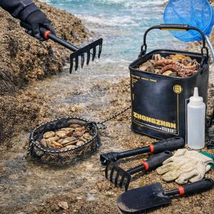 해루질 풀세트 장비 7종 가방포함 삽 갈퀴 호미 장갑 조개잡이