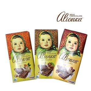 알룐카 밀크 아몬드 초콜릿 75g