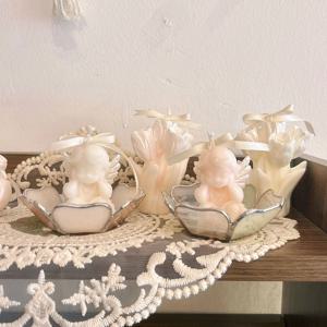 아기천사 & 튤립 캔들 2colors ( +꽃트레이 )