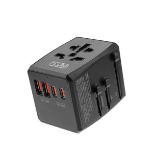 필로 해외 여행용 멀티어댑터 PD 20W 4포트 고속충전 변환플러그 (전세계 호환 돼지코