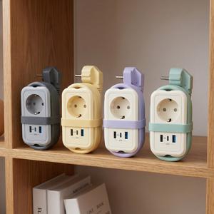 여행용 전선형 고용량 4000W 휴대용 미니 멀티탭 USB-C타입 AMT-11 4color