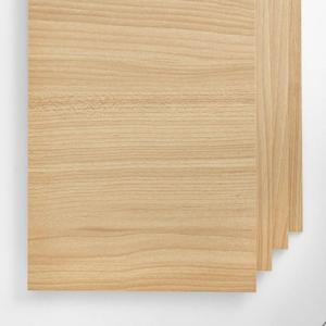 오크무늬 합판 옐로우컬러 MDF 3T 양면필름코팅 주문제작 재단 100x100