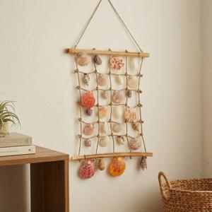 여름 소품 조개발 월데코 조개 쉘 행잉 오브제 벽장식