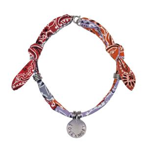 Paprika Scarf Necklace 강아지 고양이 핸드메이드 인식표 원석 목걸이