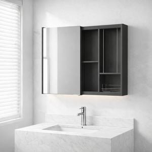 욕실슬라이드장 단차없는 거울수납장 1200~1400 맞춤제작