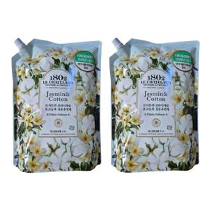 르샤트라 보타닉 섬유유연제 쟈스민앤코튼 리필 1.5Lx2개 프리미엄 퍼퓸 향기