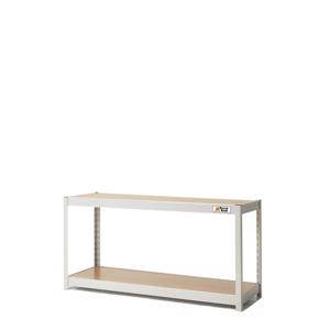 몬스터랙플러스 w1200 2단 무볼트 조립식앵글 철제 수납선반