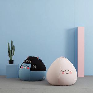 카카오프렌즈 드롭 프리미엄플러스 1인용 좌식 빈백 소파