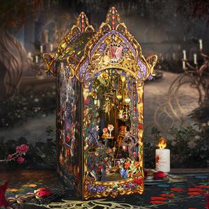 DIY 북엔드 책꽂이 미니어처 니케의 마법성