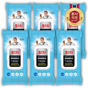 홈스타 살균세정티슈 기름찌든때 60매 x 6개