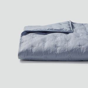 슬림 서커 차렵이불_SS_블루그레이