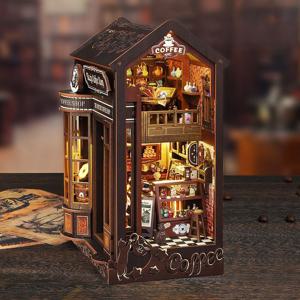 DIY 북엔드 책꽂이 미니어처 매직 커피샵