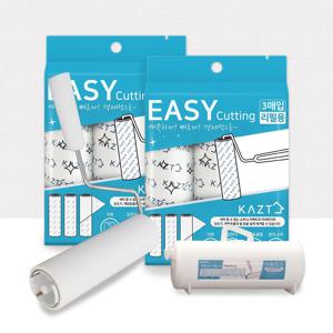 사선컷팅 돌돌이 테이프크리너 본체+케이스+리필7개(9종세트)