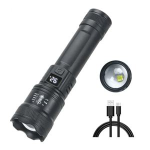 줌라이트 LED 손전등 후레쉬 리튬이온 배터리 충전식 생활방수 3600루멘 랜턴