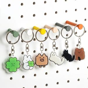 데코핀후크 6개 1세트 타공판후크 가방걸이 타공판 다용도 걸이 벽걸이