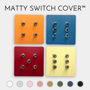 MATTY 빈티지 레트로 컬러 토글 스위치 커버 4구 5구 6구