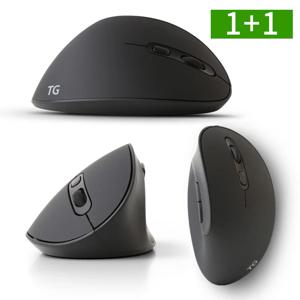 1+1 TG삼보 무선 버티컬 마우스 인체공학 손목마우스
