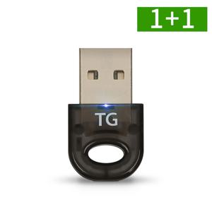 1+1 블루투스 동글 V5.0 PC 데스크탑 무선 리시버 USB 동글이