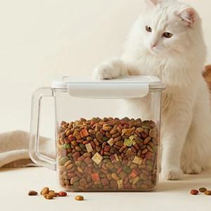 HICKIES 강아지 고양이 반려동물용품 사료 간식 밀폐용기 보관함 7L