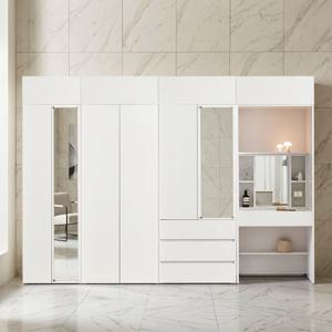 루미온 터치 E0 키큰 여닫이 옷장 이불장 서랍장 화장대 400/600/800