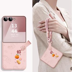 갤럭시 Z 플립7 플립6 플립5 핸드폰 케이스 달콤한 가죽