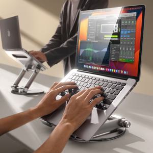 타이탄 노트북 고정락 형식 각도조절 회전 거치대 맥북 아이패드 태블릿 받침대