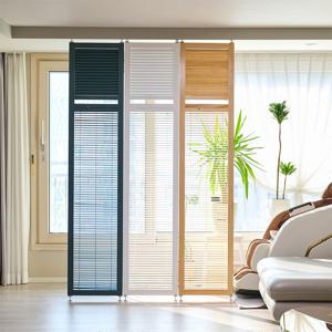 [리퍼]갤러리 블라인드 원목 인테리어 가벽 파티션 3color