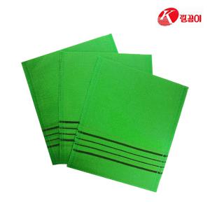 국내생산 덕용 때밀이 목욕 때타올3p 때수건 등밀이