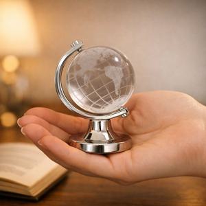 장식 선물용 오브제 투명 미니 지구본 DD-13425