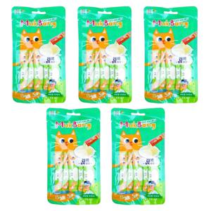 짜먹는 고양이 기능성간식 (15gX5ea) 전복 5개