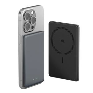 맥세이프 배터리 보조 5000 무선 20W 고속 충전기 슬림 9mm 두께 휴대용 핸드폰