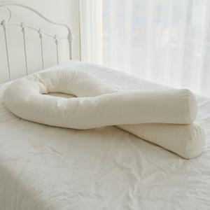 도톰한 광목 순면 바디필로우 150cm 커버분리형 휴비스 솜포함