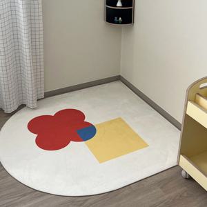 디아 극세사 러그 반타원 직사각 아이방 귀여운 키즈매트